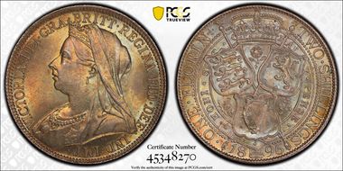 1896 Florin S-3939 MS65+