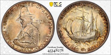 1920 50C Pilgrim MS67