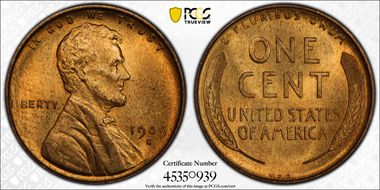 1909-S VDB 1C MS65RD