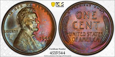 1944-D 1C MS64BN