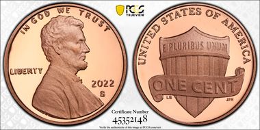 2022-S 1C Shield  First Strike PR69DCAM