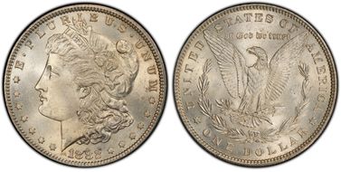 1882 $1 MS64