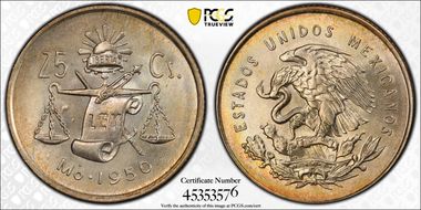 1950-Mo 25C MS66
