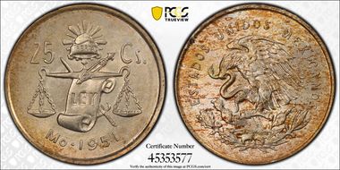 1951-Mo 25C MS65