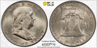 1953-D 50C "Bugs Bunny" FS-401 MS64FBL