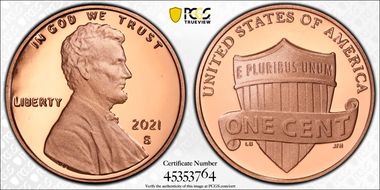 2021-S 1C Shield PR69DCAM