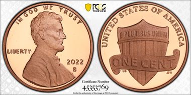 2022-S 1C Shield PR69RD