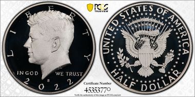 2022-S 50C Silver PR69DCAM