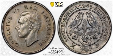 1941 1/4D Blackened MS64