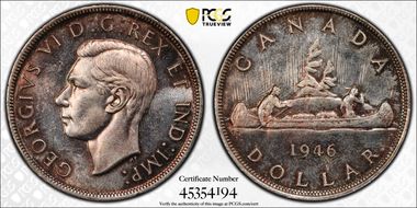 1946 S$1 FWL MS63