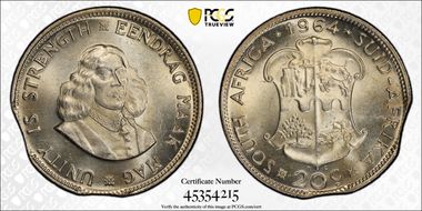 1964 20C KM-61  Ag MS64