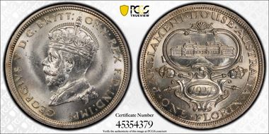1927(m) Florin Canberra  KM-31 MS64
