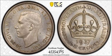 1937 Crown KM-34  Ag MS63