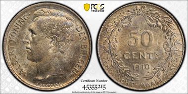 1910 50C KM-71 DER BELGEN MS62