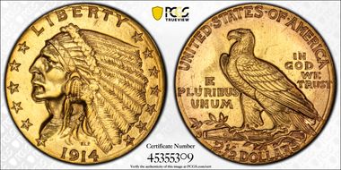 1914-D $2.50 N1
