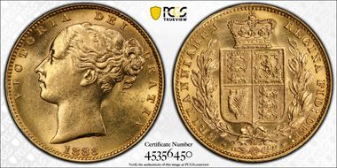 1883-M Sov S-3854A Shield MS62