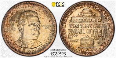 1948-S 50C Booker T. Washington MS65