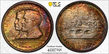 1937 50C Antietam MS68