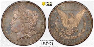 1885 $1 MS65PL