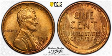 1915-D 1C MS65RD