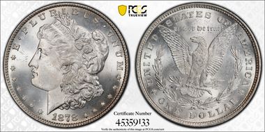 1878 8TF $1 MS66