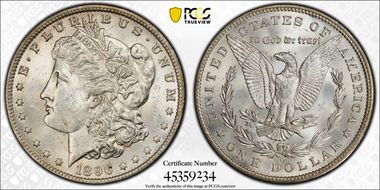 1896-O $1 MS62