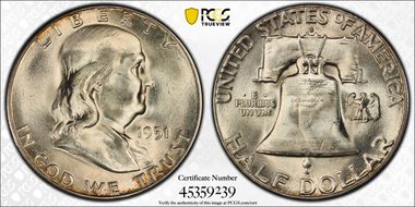 1951-S 50C MS65FBL