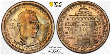 1946-S 50C Booker T. Washington MS66