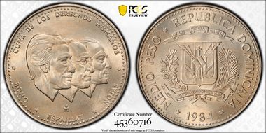 1984-Mo 1/2 P Human Rights MS67