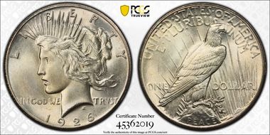 1926 $1 MS66+