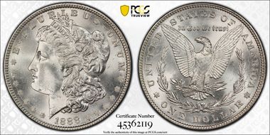 1888 $1 MS66+ 