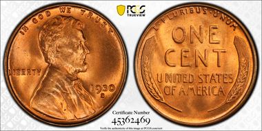 1930-S 1C MS66+ RD