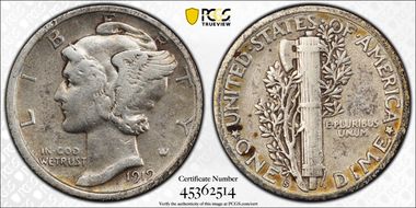 1919-S 10C N1