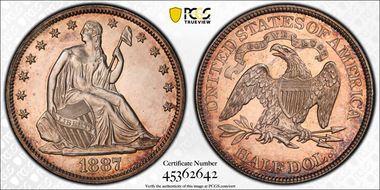 1887 50C PR61