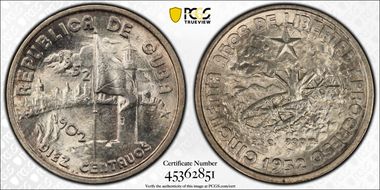 1952 10C Republic MS65