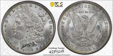 1891-CC $1 MS63