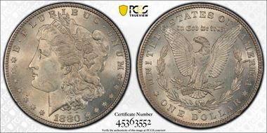 1880-O $1 MS62