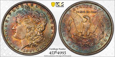 1887 $1 MS63