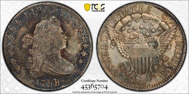 1798 10C Large 8 AU53