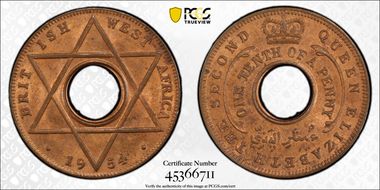 1954 1/10D MS63RB