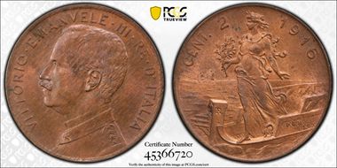 1916-R 2C MS64BN