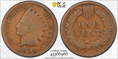 1894/1894 1C Doubled Date G6BN