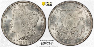 1893 $1 MS64+