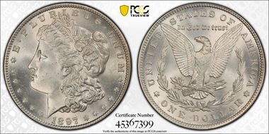 1897 $1 MS67