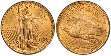 1924 $20 MS64