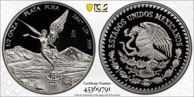 2017-Mo 1/2 oz Libertad Ag PR68DCAM