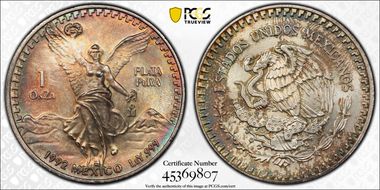 1992-Mo Onza Libertad Ag MS67