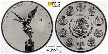 2018-Mo Onza Libertad Rev PR-2pc Silver Set PR70