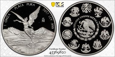 2017-Mo Onza Libertad-2pc Silver Set PR69DCAM