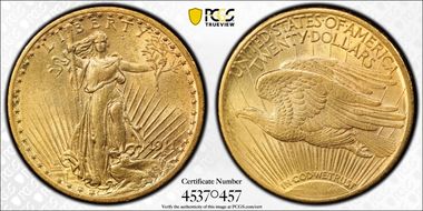 1911 $20 MS62